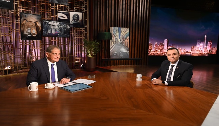 Dr. Wael in a televised political and economic interview